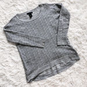 CK Gray Wool Blend Sweater